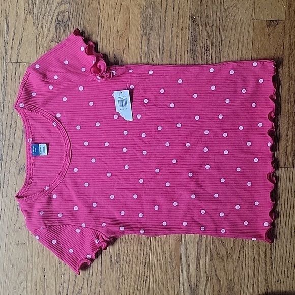 BNWT Old Navy Girls Large Pink Fitted Shirt - Picture 2 of 4